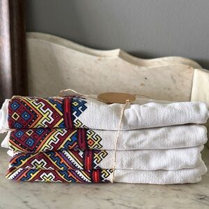 set of 4 MCM curtain panels
